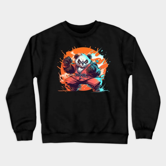 panda Crewneck Sweatshirt by lets find pirate